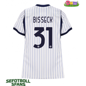 Inter Milan Yann Bisseck #31 Bortatröja Kvinnor 2026-27 Kortärmad